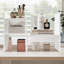 Étagère de rangement de bureau blanche rotative-67867154