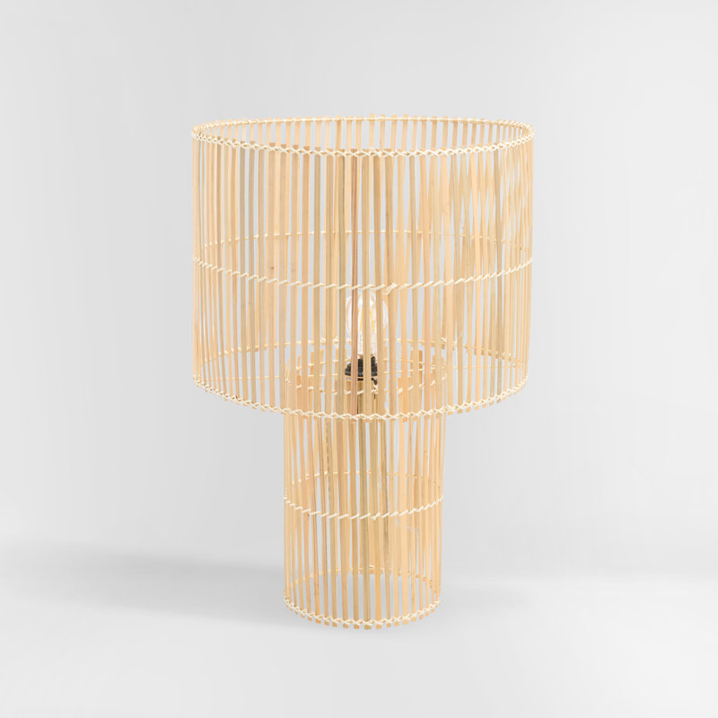 Uguna Wicker/Rattan Table Lamp, Natural