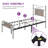 Pantoja Bed Frame with Rustic Vintage Wood Headboard Platform Bed No Box Spring Needed-1316031543