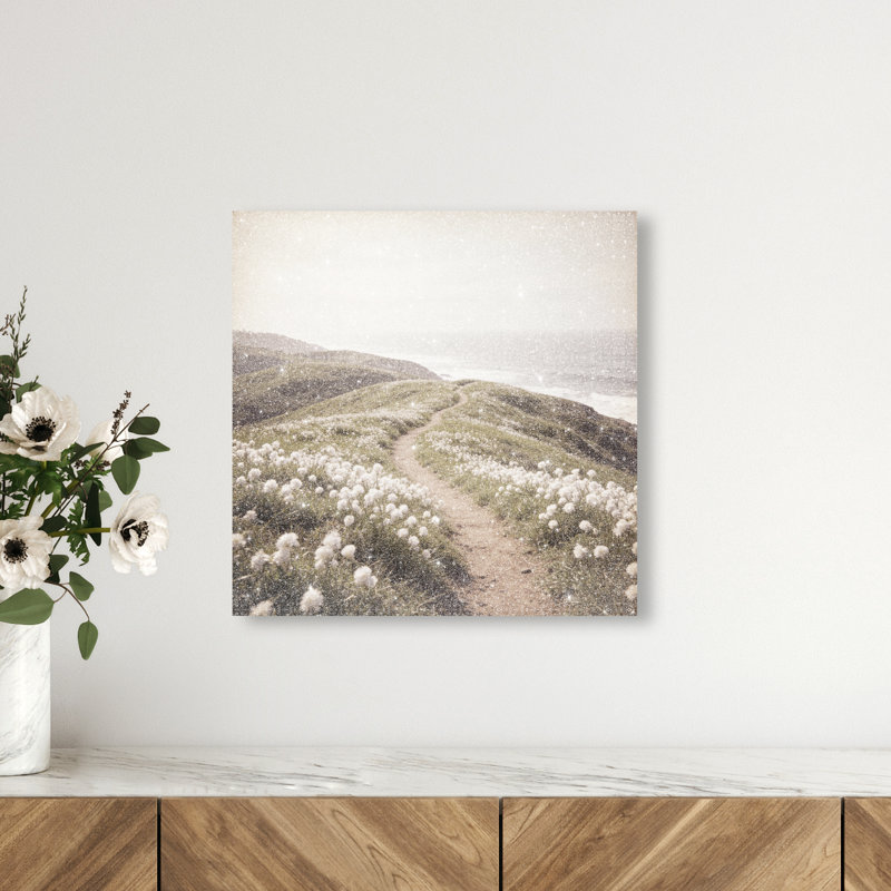 Blooming Path Print by Oliver Gal, 16" H x 16" W, Gallery Wrapped