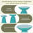 Outdoor Iron Side Tables With Flared Design, Set Of 2-1173564910