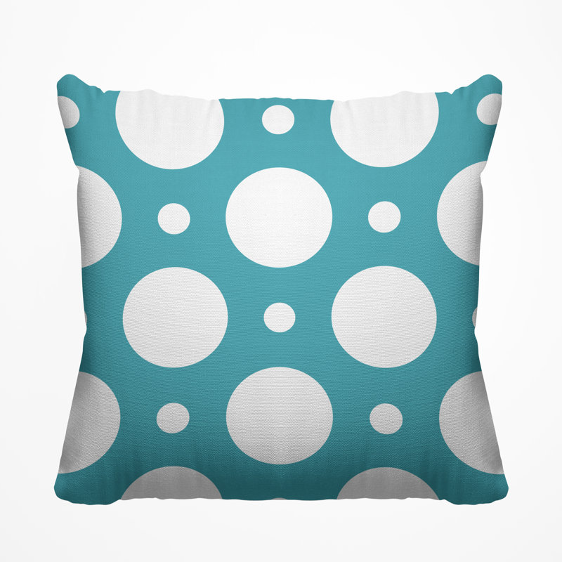 Housse et insert de coussin extérieur carré Fisk, 19 po x l 19 po, Turquoise
