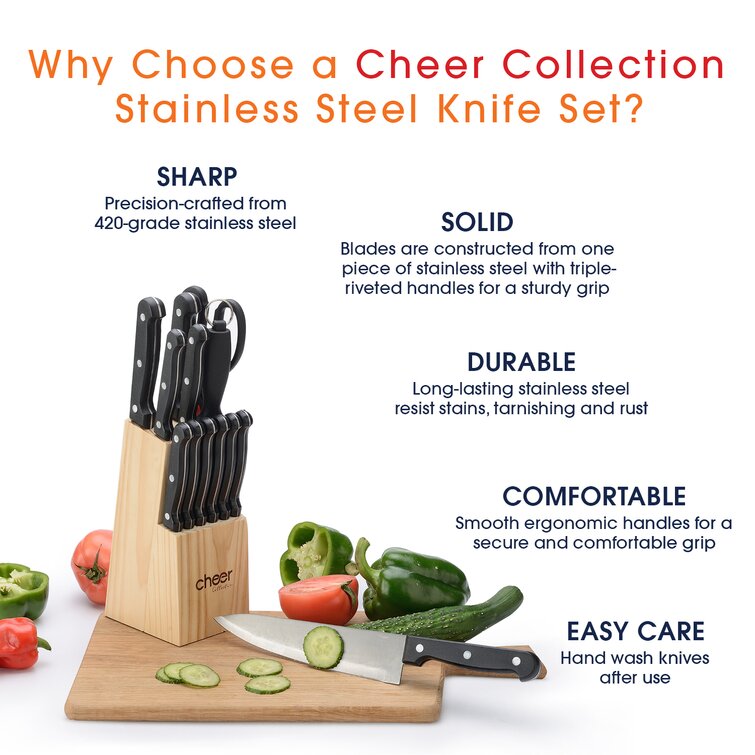 You Can Pick up This Set of Stainless Steel Knives for Under $100 – SheKnows