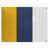 Doré / bleu marine / blanc sélectionné