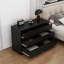 Set of 2 Wooden Nightstand with 3 Drawers-1938565406-1938565400