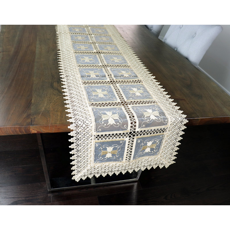 Jamal Floral Table Runner, 36" x 16"