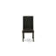 Ensemble de table de salle à manger 9 pièces comprenant une table de cuisine rectangulaire, un banc en bois et 7 chaises en tissu de lin noir, noir brossé-1264220880-1264220883-1242813948