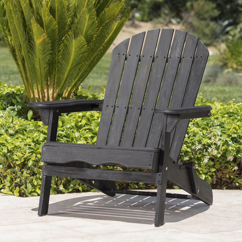 Chaise Adirondack Malibu (sans la table), Gris foncé