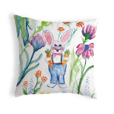 Outdoor Reversible Throw Pillow