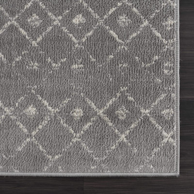 Tapis gris Dounia