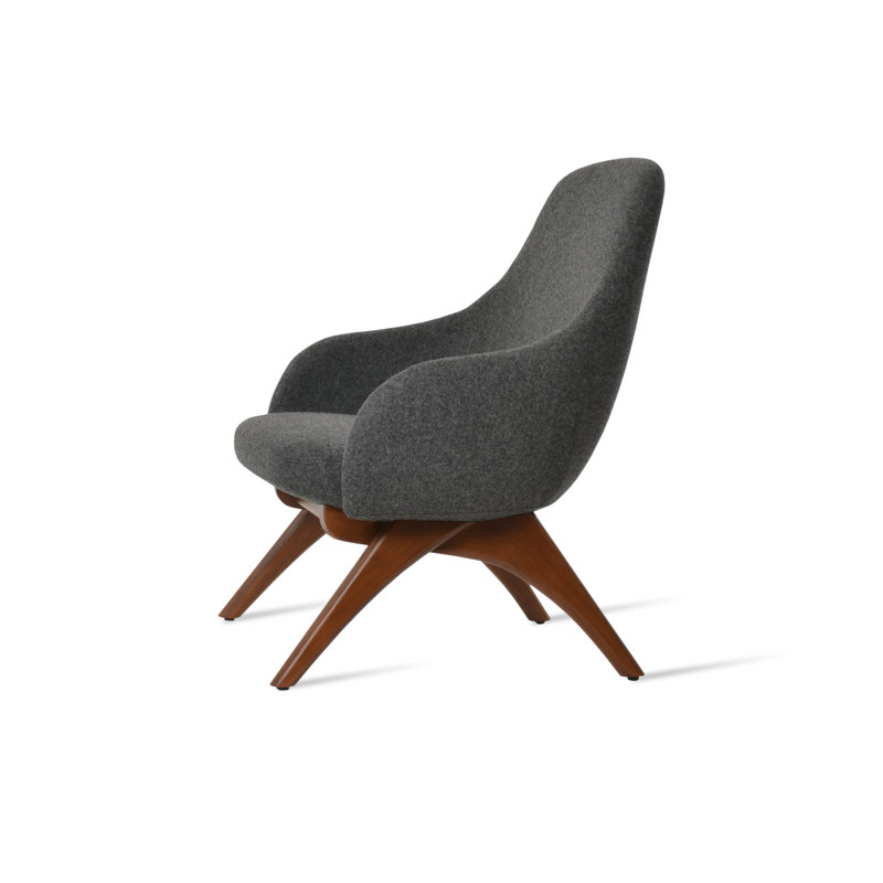 Méridienne Gazel Arm X, Gris foncé