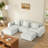 modular sofa can be converted into an oversized sofaootrest  -114137353