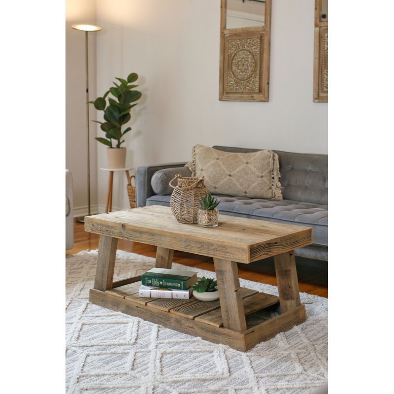 Deshanda Solid Wood Top Single Coffee Table
