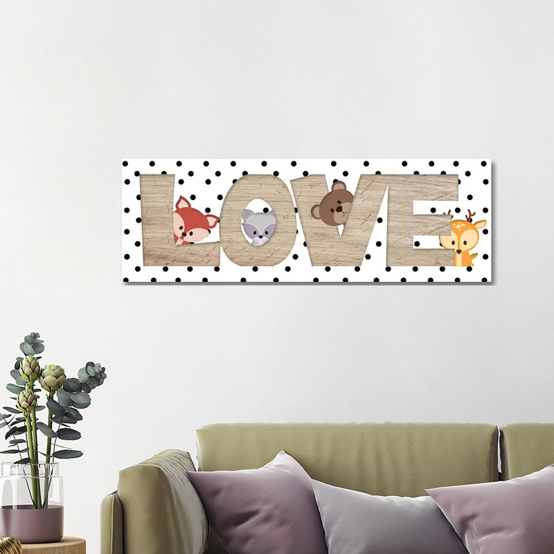 Love by Anna Quach - Wrapped Canvas Panoramic Print, 121.92 cm H x 40.64 cm W