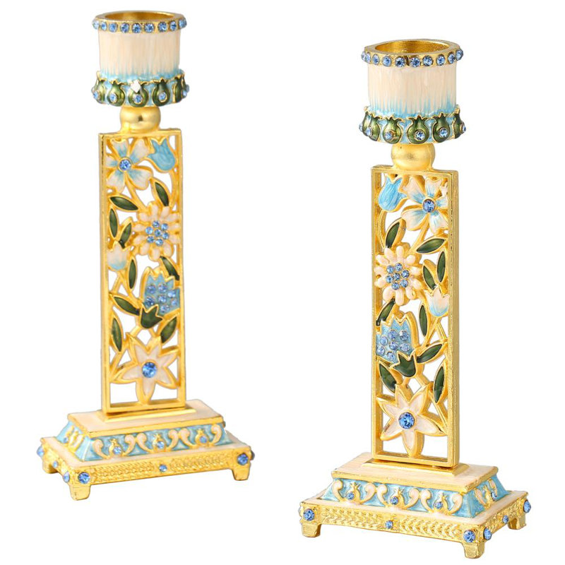 5.75'' H Metal Tabletop Candlestick