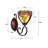 Schwamm Glass Armed Sconce