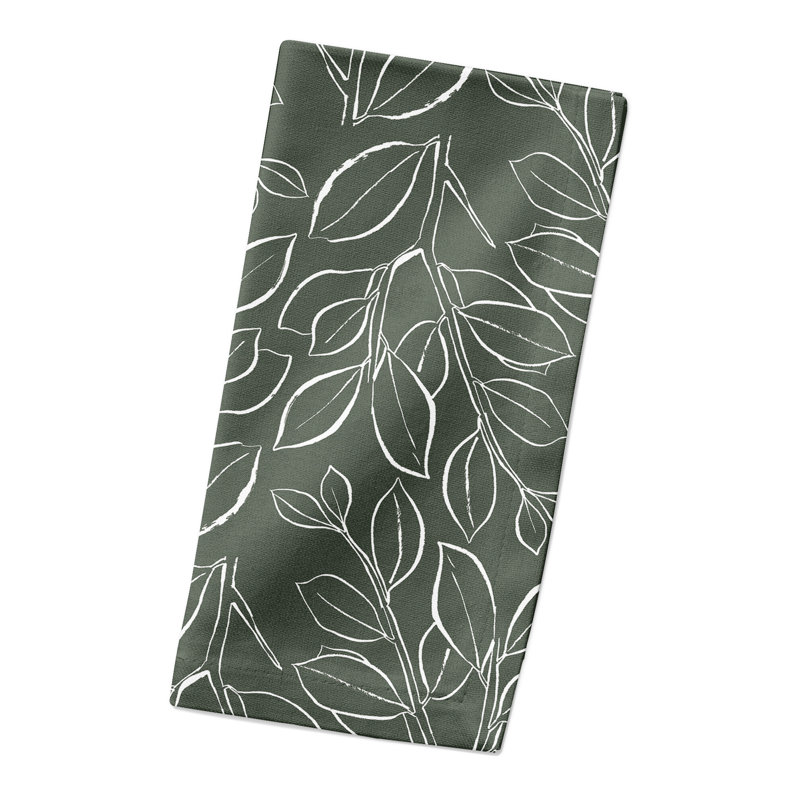 Dieneke Cotton Floral Square Napkin