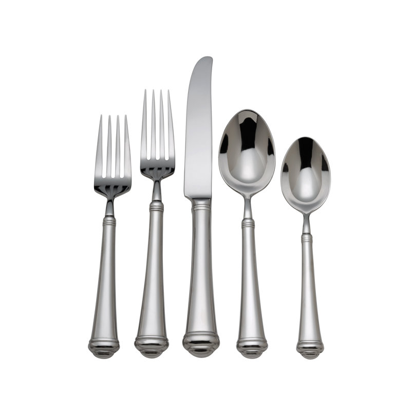 Ensemble de couverts 5 pièces, service pour 1 Allora
