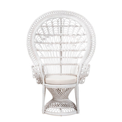 Chaise en rotin naturel moderne Bali & Pari Kallima