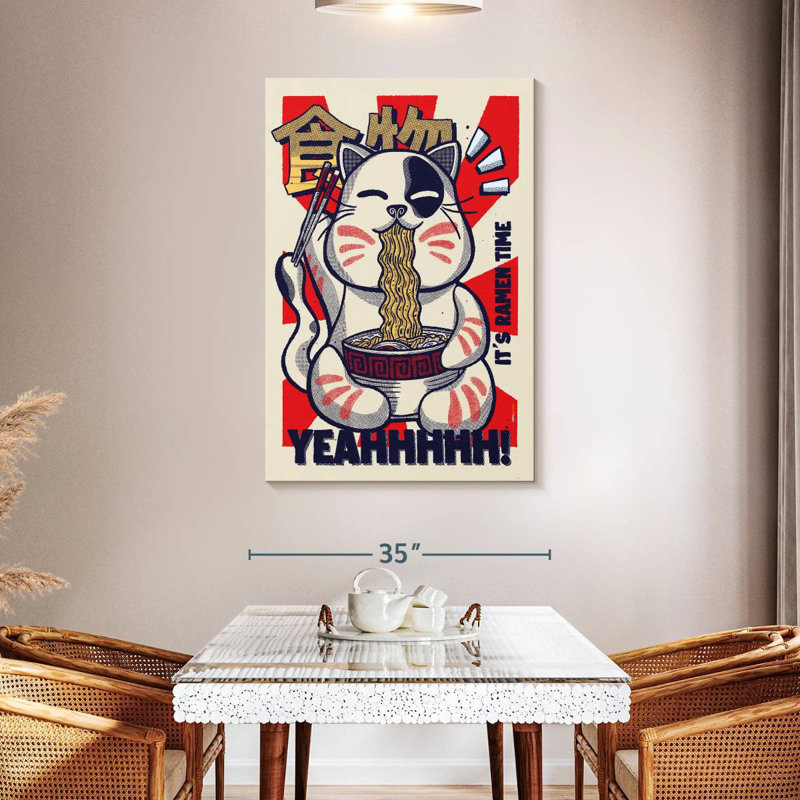 Yarlin It's Ramen Time, 48" H x 32" W