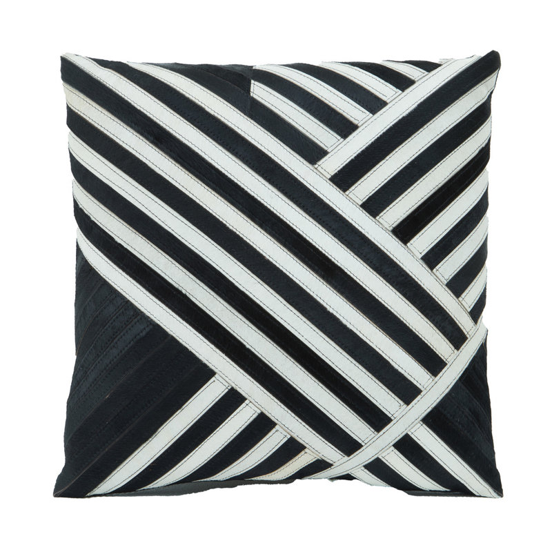 Fawne Striped Square Cushion