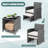 5 Pieces Patio Furniture Set PE Wicker Lounge Chairs w/ 2 Ottomans Outdoor-643484201