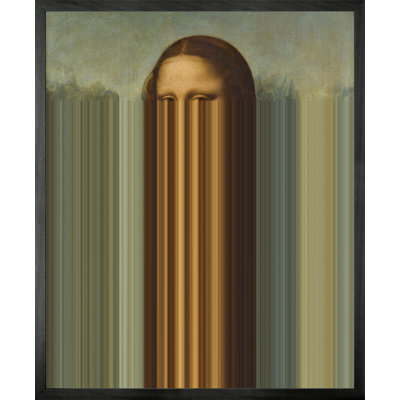 Mona Lisa 1 Piece Single Picture Frame Wall Art on Canvas