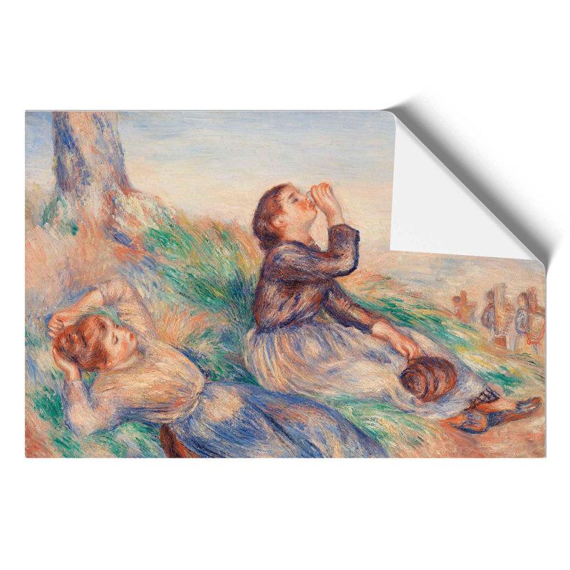 Grape Gatherers by Pierre-Auguste Renoir - No Frame Painting, 30cm H x 42cm W x 0.1cm D