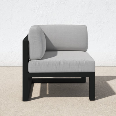Smith Outdoor Corner Chair with Sunbrella Cushions