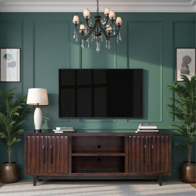 75 Inch TV Stand, For Tvs Up To 85 Inches, No Assembly Required