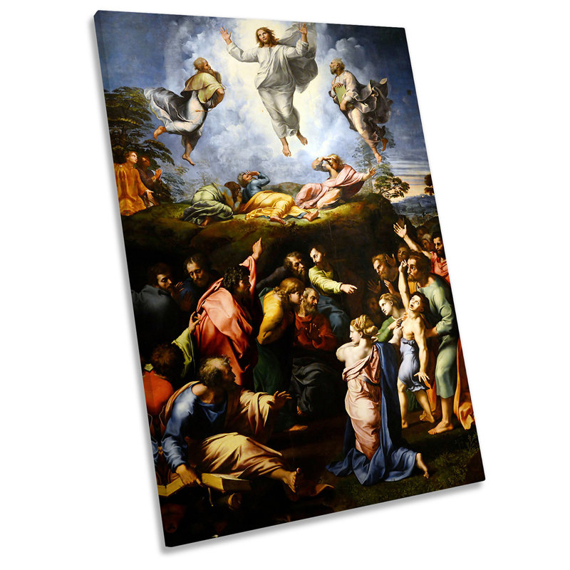 X7472 Transfiguration Picture by Raffaello - Wrapped Canvas Painting, 76.2cm H x 50.8cm W x 2cm D