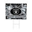 Enseigne de cour de Las Vegas Raiders Coroplast, fête