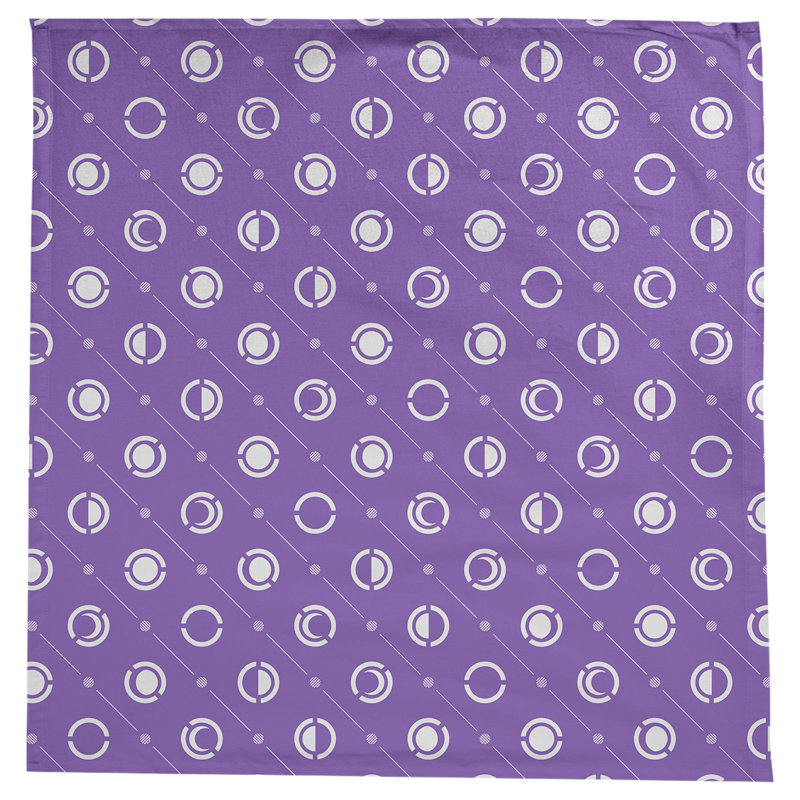Classic Moon Phases Tablecloth, Purple