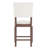 Geer 25.5" Seat Height Linen Upholstered Counter Stools with Rubberwood Legs-114114705