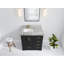 Boston 36 po X P 22 po De salle de bain en fer forgé Quartz-108535244