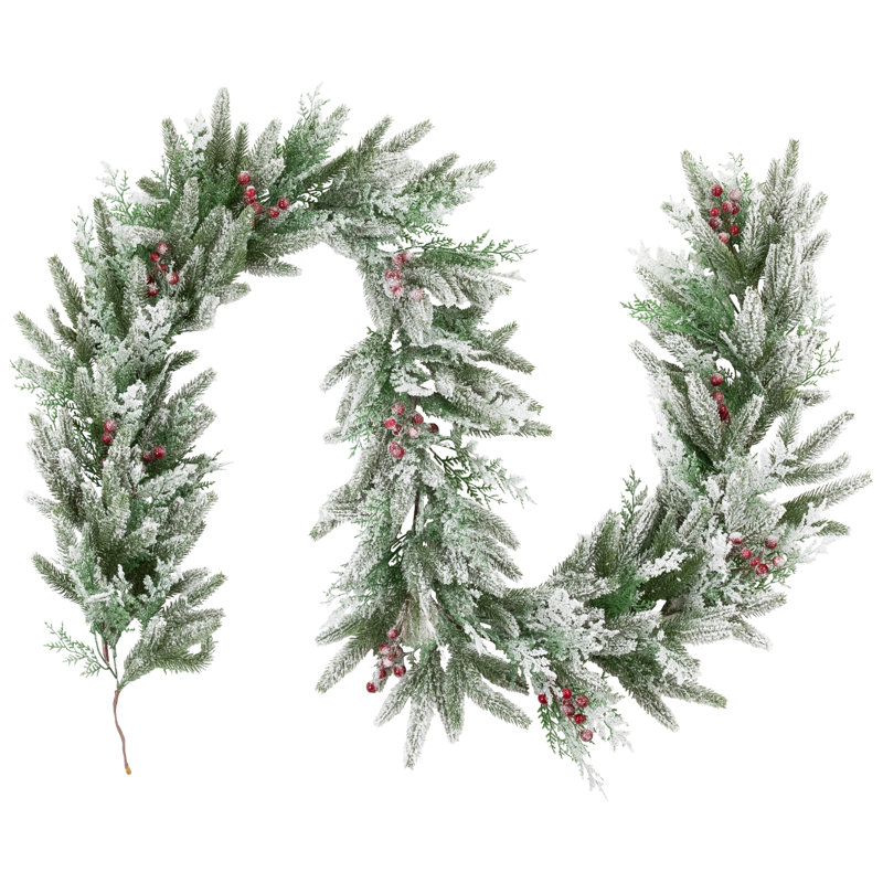 Guirlande de Noël artificielle Real Flocked Wind River
