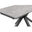 90 cm Extendable Rectangular Faux Marble Top Dining Table with Stainless Steel Base-1240268393