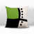 Chartreuse / noir / blanc cassé