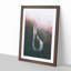 Clouds over the Forest Road in Abstract - Picture Frame Graphic Art Print-55680244-55680243