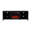 Latitude Run 178cm W Black Electric Fireplace with 5120 BTU-1058744081
