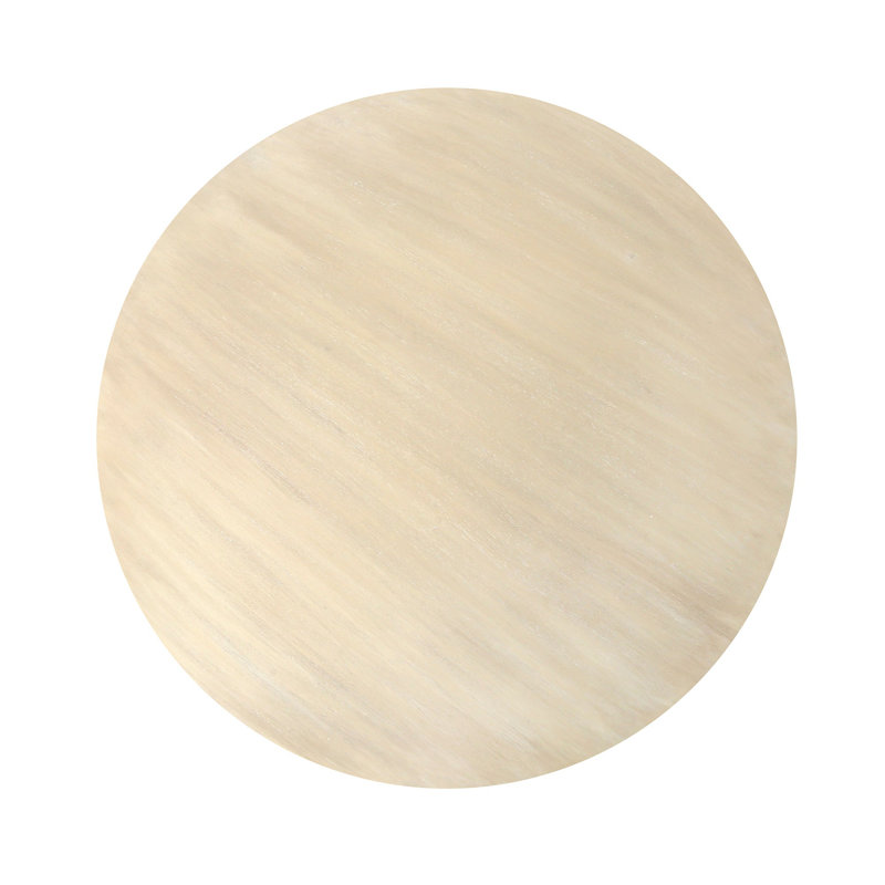 Beige Mango Wood Reverse Arch Side Table
