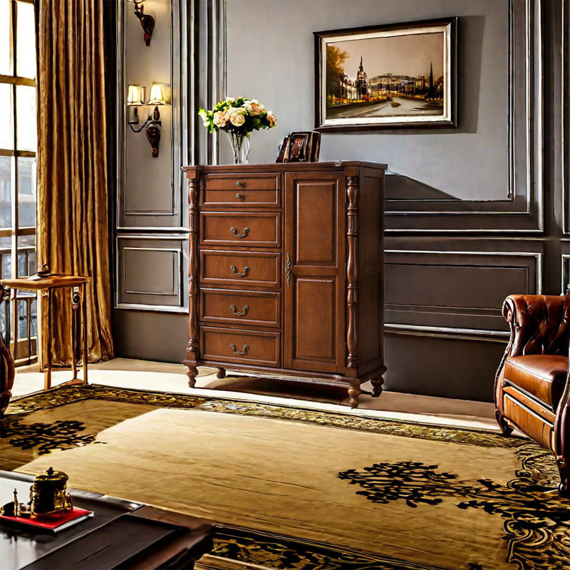 Armoire d'appoint de style européen