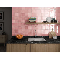 Cloe 5 in. x 5 in. Handmade-Look Ceramic Wall Glossy Subway Tile