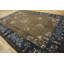 Tapis brun antique en laine Art déco