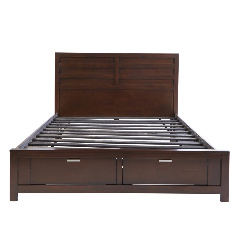 Milburn Carmel Storage Bed, Queen, Cappuccino
