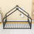 Charming House-Inspired Metal House Bed With Slats-327885164-327885163