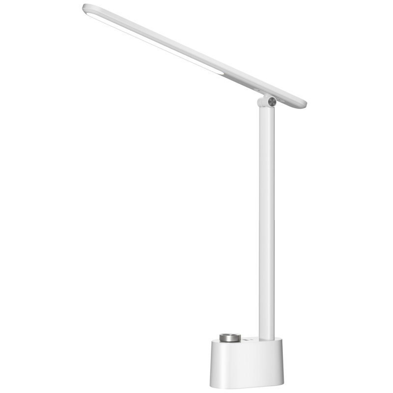  Lampe de bureau à DEL pliable Honeywell H01 Pro avec chargement USB A et de type C, 3 modes de couleur, intensité variable, lumière qui attire l'attention