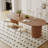 Brown Oval Solid Wood Dining Tables-611045379