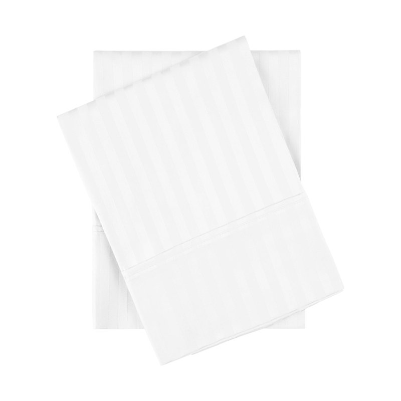 Taie d'oreiller en mélange de coton égyptien 300 fils Luxor Treasures, Standard, Blanc