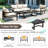 Multi-Person Outdoor Steel Sofa Set-802893330